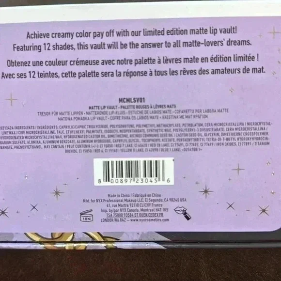 NYX Professional Makeup Matte Lipstick Gift Set Vault - Picture 5 of 5